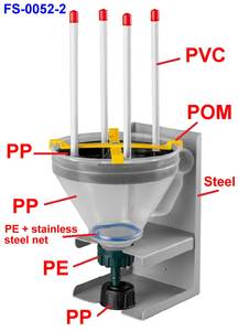Colector de Líquidos Residuales de Polipropileno de 1L con Soporte Magnético, Fabricado en Taiwán, ODM OEM, ITA Tools FS-0052-2 - Product Image 2