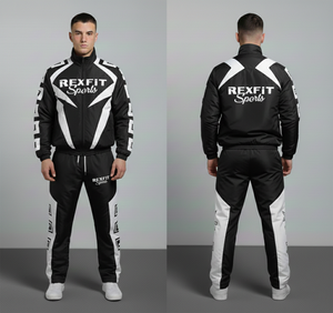 Clothing Manufacturers Rexfit Track Suit Windbreaker Letter Print Lightweight <b>Zip</b> <b>up</b> <b>Jacket</b> Tracksuits for Men Nylon Custom Logo - Product Image 2