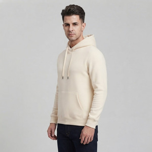 Sweat à capuche décontracté pour homme Saar Industries en polaire bleue polyester/rayonne, coupe ample, anti-boulochage, hiver, 180g - Product Image 4
