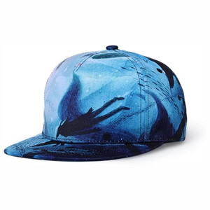 Nouvelle Arrivée 2026 Casquette de Baseball Unisexe Bleue à Imprimé Animal 6 Panneaux, Impression par Sublimation, Fermeture à Boucle Simple, Style Décontracté - Product Image 2