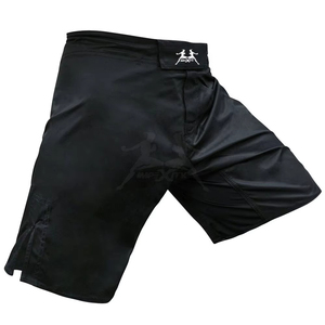 Pantalones cortos de MMA ligeros con cintura elástica y tela de secado rápido Pantalones cortos de MMA duraderos para entrenamiento y fitness - Product Image 3