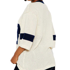 Breathable Mesh Women American Football Jersey V Neck Oversized Polyester Casual <b>Athletic</b> Sports Top Numeric Print Custom Supply - Product Image 5