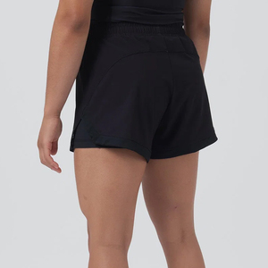 Shorts Deportivos de Cintura Media para Mujer, Ajustados, con Estampado Animal y Flores, Ecológicos, de Secado Rápido, Spandex/Algodón, con Logotipo Personalizado - Product Image 2