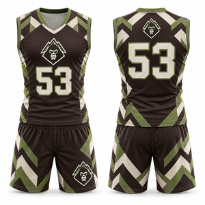 Ensemble maillot et short de basketball personnalisable – Matière souple, coutures lisses, tenue de joueur, entraînement fitness, logo personnalisé - Product Image 1
