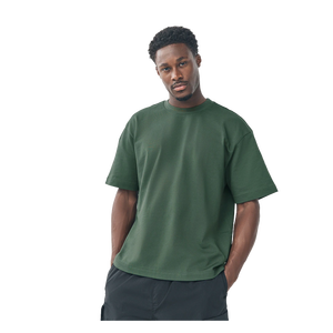 Camiseta Boxy de Alta Calidad para Hombre, Ropa 100% Algodón, Cuello Redondo, Manga Corta, Tallas Grandes - Product Image 4