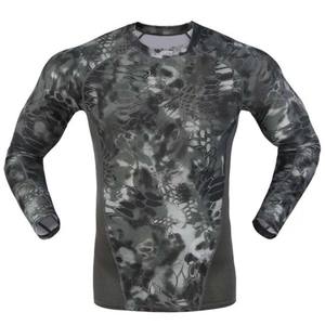 เสื้อผ้าสำหรับล่าสัตว์ เสื้อผ้ากีฬากลางแจ้งแบบซับลิเมชั่น เสื้อผ้าสำหรับตกปลา โพลีเอสเตอร์ผสมสแปนเด็กซ์ เสื้อสำหรับตกปลาและล่าสัตว์แบบสั่งทำได้ตามต้องการ - Product Image 2