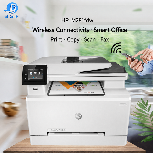 Refurbished HP M281fdw A4 Color Multifunction Laser Printer Duplex Wi-Fi Network for Small and Medium Enterprise Office