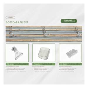 Persianas Romanas de Bambú Decorativas, Inalámbricas, Integradas, de Diseño Natural, para Ventanas Francesas Ecológicas, Aptas para Todas las Estaciones - Product Image 5