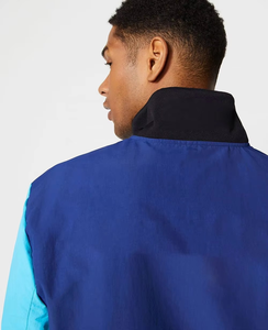 Wholesale Training&jogging Wear Men Custom Design Windbreaker Jackets Colorblock Windbreakers Jackets - Product Image 4