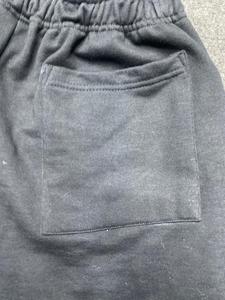 Shorts décontractés en coton pour hommes, taille élastique, respirants, avec cordon de serrage, imprimé bouffant, style streetwear. - Product Image 5