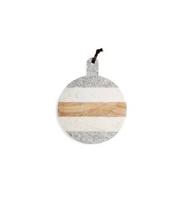 เขียงหินอ่อนและไม้พรีเมียม ดีไซน์สวยงามสำหรับหั่นผัก ผลไม้ ขนมปัง เนื้อสัตว์ ชีส และใช้ในการทำอาหาร - Product Image 1