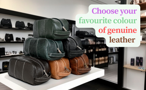 Sac de voyage en cuir véritable noir grainé, grande capacité, avec logo personnalisé, fermeture éclair, poignée souple, résistant à l'eau, unisexe - Product Image 6