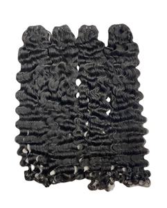 Extensiones de cabello humano sin procesar 100% de alta calidad, cutícula alineada, cabello virgen rizado suelto, tejido para mujeres negras - Product Image 5