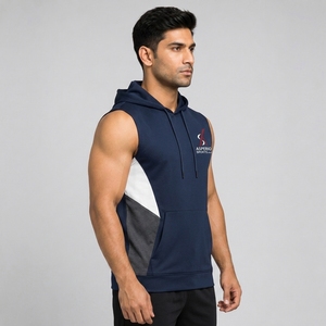 Sudadera con Capucha para Hombre, Talla Grande, Ropa Deportiva Transpirable, Ecológica, Personalizable OEM - Product Image 3