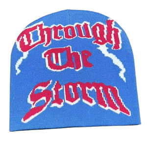 Unisex Jacquard Beanie Hat Star Pattern Geometric Design Street Style <b>Winter</b> <b>Cap</b> 56-58CM Polyester/Cotton Knit 3D Embroidery - Product Image 5