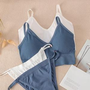 Deux ensembles de bikinis en tissu élégant de qualité supérieure, couleurs personnalisables - Product Image 1