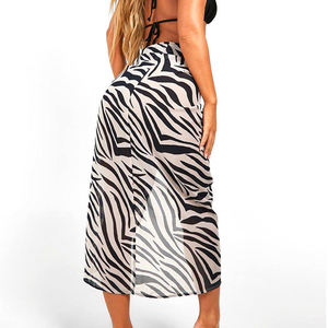 Pareo de playa de verano multiusos con estampado personalizado para mujer, para traje de baño y bikini, estilo coreano - Product Image 2