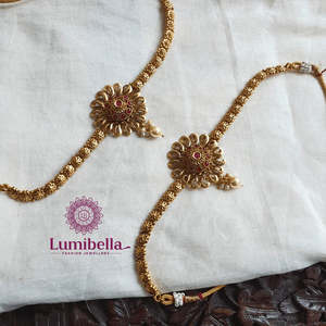 Floral Indian Vanki Design Fashion Body Jewelry - Product Image 1