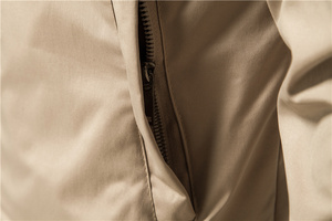 Blouson Bomber Homme Décontracté Coupe Slim Léger Coupe-Vent Style Universitaire Veste de Vol Baseball Printemps Automne Kaki Extérieur - Product Image 3