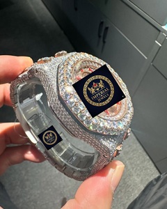 Reloj Imperial Jewels Hip Hop de Lujo, Completamente Cubierto de Moissanita, Mecánico Automático, de Acero Inoxidable, con GPS, Resistente al Agua 10 Bar - Product Image 2