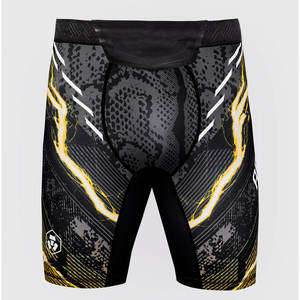 Pantalones Cortos Personalizados Negros de UFC MMA, Material de Secado Rápido, Sublimación, Kick Boxing, Grappling, Deportes, Jiu Jitsu, Kimono - Product Image 3