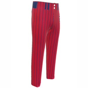Pantalon de baseball pour jeunes fabriqué en usine, coupe ample, couleur noire unie, vêtements d'extérieur pour équipe sportive, pantalon de baseball pour hommes - Product Image 1