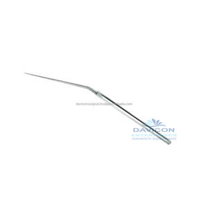 Crested — crochets pour oreilles pendantes, chirurgicales en acier inoxydable, de haute qualité, 15.5cm 0.3mm à 90 degrés - Product Image 6