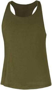 Camiseta sin Mangas de Punto Verde Oliva para Hombre, Marca GYM KING, con Logotipo y Color Personalizados, Cuello Redondo, Transpirable, Informal, para Gimnasio, Material de Poliéster - Product Image 3