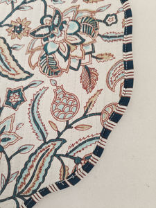 Modern Reversible Cotton Leopard Print Quilted <b>Thin</b> Customizable Machine Washable Multi-Shaped Placemat <b>Dining</b> <b>Table</b> Mat - Product Image 4