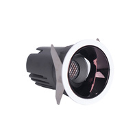 Spot LED encastré en aluminium 7W 10W 12W 18W 28W IP65, résistant à l'humidité et à la graisse, orientable, anti-éblouissement profond, CRI élevé