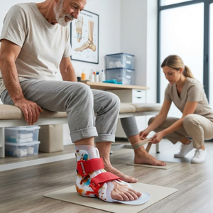 Attelle de soutien pour pied tombant chez les enfants |   Attelle AFO pédiatrique AS-04 |   Attelle de cheville pour la correction de la marche et le soulagement de la douleur - Product Image 2