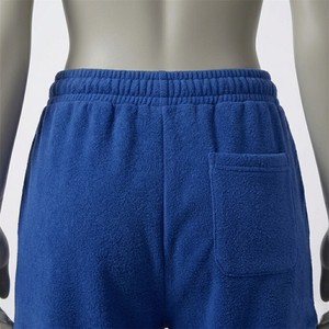 Pantalones Deportivos de Pierna Recta Azul Sólido, Pantalones de Algodón Suave para Estar en Casa, Cintura Elástica con Cordón, Uso Diario Informal, Ropa Personalizada OEM - Product Image 3