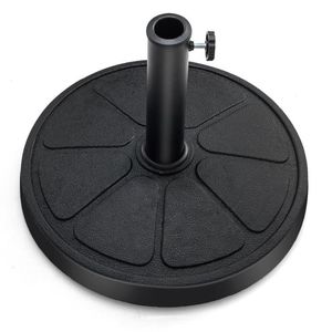 Ombrello rotondo esterno da 18 pollici con ombrelli e basi da giardino da 31 libbre - Product Image 4