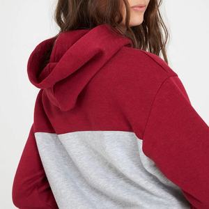 Sudadera Corta de Felpa de Algodón para Mujer, con Logotipo Personalizado, Impresión en Dos Colores, Antiencogimiento, Sudadera de Invierno con Logotipo Frontal - Product Image 2