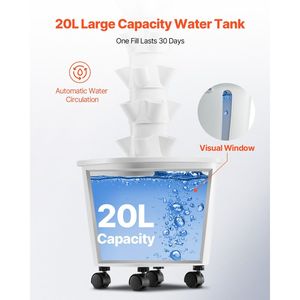 6 Tiers Vertical Hydroponic Tower with 30 Pods Home Hydroponic Garden Water Pump <b>Timer</b> Hydronic <b>Irrigation</b> Hydroponics Equipment - Product Image 4