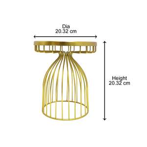 Support à gâteau décoratif en métal, finition dorée, best-seller, pour la présentation de gâteaux de mariage et de fêtes, provenant d'un fournisseur indien. - Product Image 3