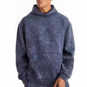 Conjunto de Sudadera con Capucha y Pantalones Deportivos Oversize para Hombre, Lavado Ácido, Venta al por Mayor, Traje Atlético de Peso Pesado, Conjuntos de Jogger, Chándales - Product Image 6