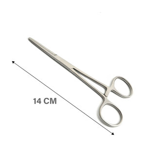 Nettoyeur d'oreilles pour chiens et chats, 2 pièces, dissolvant de poils, forceps vétérinaire, grattoir à tartre, outil professionnel de toilettage pour animaux de compagnie en acier inoxydable - Product Image 2