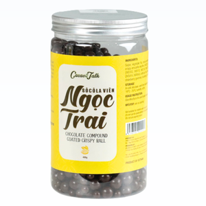 Service de fabrication de chocolat noir composé croustillant en boules, certifié HALAL, en emballage individuel, marque privée, OEM/ODM, pour la décoration de gâteaux et pâtisseries, produit phare - Product Image 1