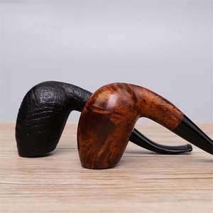 Pipa de Tabaco de Madera Hecha a Mano, Diseño Clásico de Pipa para Fumar, Pipa de Madera Vintage, Pipa de Tabaco Natural Tallada a Mano - Product Image 5