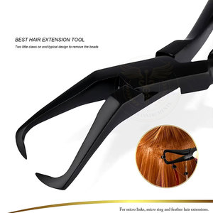 Hair <b>Extension</b> Pliers Stainless Steel Hair <b>Extension</b> Tools <b>Bead</b> Remover Pliers for Hair <b>Extensions</b> - Product Image 2