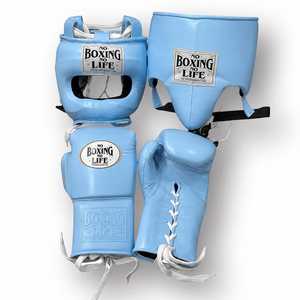 ชุดอุปกรณ์ชกมวยแบบสั่งทำพิเศษ No Boxing No Life สำหรับมืออาชีพ พร้อมนวม ป้องกันศีรษะ และอุปกรณ์ป้องกันอวัยวะเพศ สำหรับผู้ใหญ่และศิลปะการต่อสู้ - Product Image 1