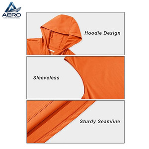 Nouvelle Arrivée Vêtements d'extérieur Débardeur de musculation et de gym Dernier style Personnalisation complète Impression de logo Respirant Sans manches à capuche - Product Image 4