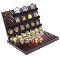 Présentoir en bois décoratif pour pièces de collection, motif floral, vente chaude, support pour pièces de défi