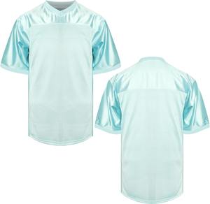 Maillot de football américain personnalisé en polyester mesh, impression par sublimation, OEM, coupe classique, manches courtes, séchage rapide, uniforme de jeu - Product Image 1