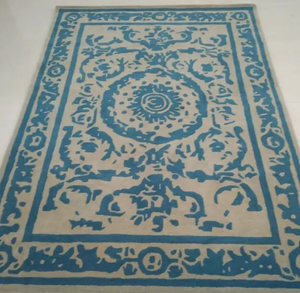 Alfombra tradicional de lana suave y afelpada, de alta calidad, hecha a mano, ecológica, de lujo, antideslizante, para sala de estar, habitaciones infantiles, hoteles y oficinas. - Product Image 1