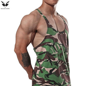 Bon fournisseur avec logo personnalisé, design confortable et unique, impression personnalisée, coupe classique, débardeur de sport pour hommes. - Product Image 5