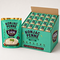 Instant Konjac Penne Keto Friendly Ready to Cook Pasta 200g