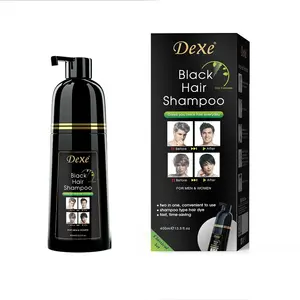 White Black Hair Dye Shampoo New Arrival Organic Non Allergic Fast Anti Grey Color Dark Brown