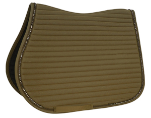 Pressure Relief Comfort Products Dressage Saddle Pad with Adjustable <b>Quilted</b> Poly-Cotton Design for Horses with Swayback - Product Image 3